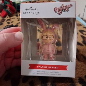 NIB Hallmark 2025/2026 Ralph Parker Bunny Suit Ornament